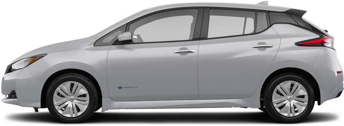 2019 Nissan Leaf - Nissan Leaf Sv 2019 (850x436), Png Download