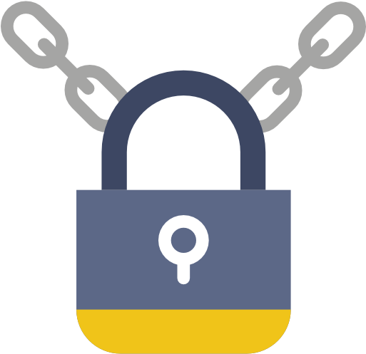 Automatically Restore A Secure, Static Replica Of Your - Padlock (1024x1024), Png Download