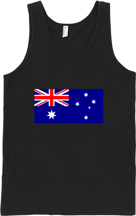 Australia Fine Jersey Tank Top Unisex - Shirt (1000x1000), Png Download