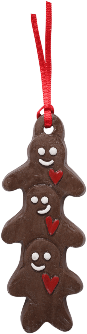 Gingerbread Kids Ornament - Gingerbread (337x1200), Png Download
