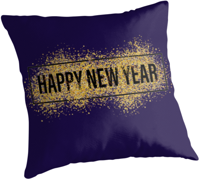 'ekslusif Happy New Years 2017' Throw Pillow By Dwkuncoro - Good Luck (875x875), Png Download