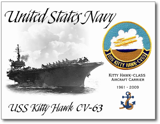 Uss Kitty Hawk Cv-63 - Panamax (728x728), Png Download