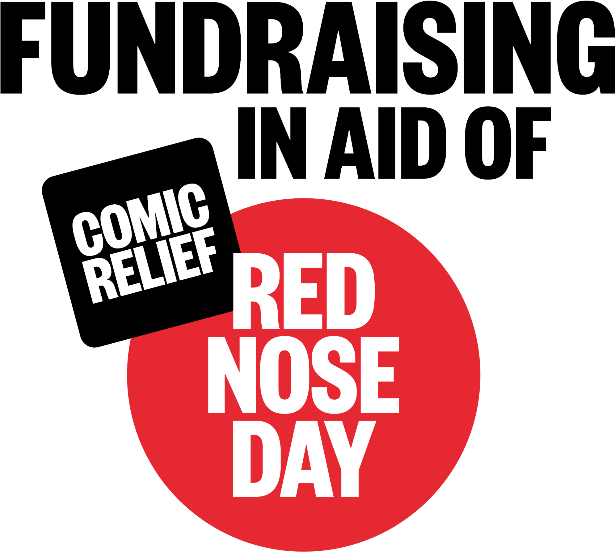 In Aid Of Comic Relief, Registered Charity 326568 - Red Nose Day 2019 Logo (2000x1817), Png Download