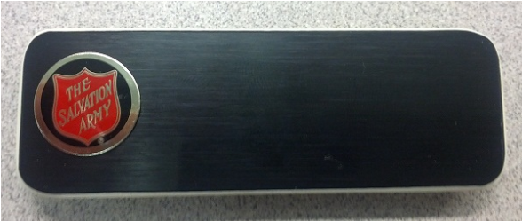 Salvation Army Name Badges (587x587), Png Download