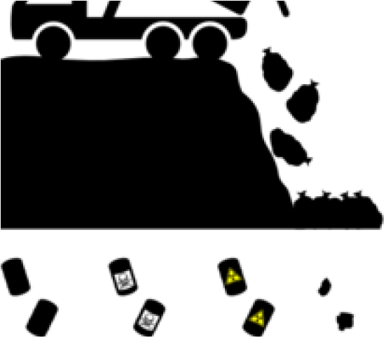 Trash Clipart Pile Trash - Landfill Clipart (640x480), Png Download