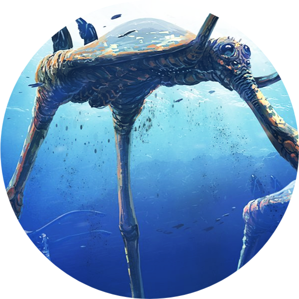Have Some Subnautica Icons They're All Leviathans Bc - Subnautica Concept Art (593x593), Png Download