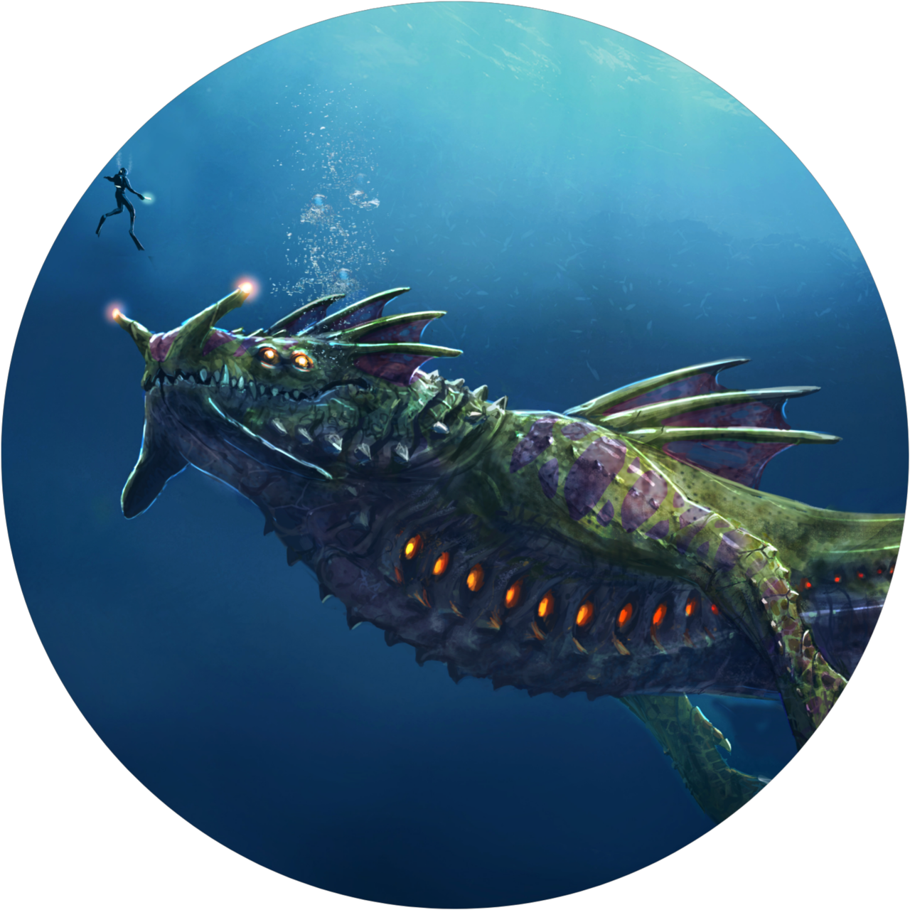 Have Some Subnautica Icons They're All Leviathans Bc - Sea Dragon Leviathan (1280x1280), Png Download