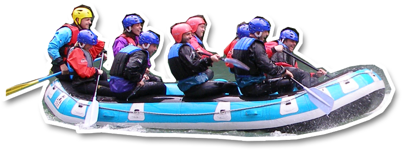 Escape With Rafting Athletic Center - Rafting (850x400), Png Download