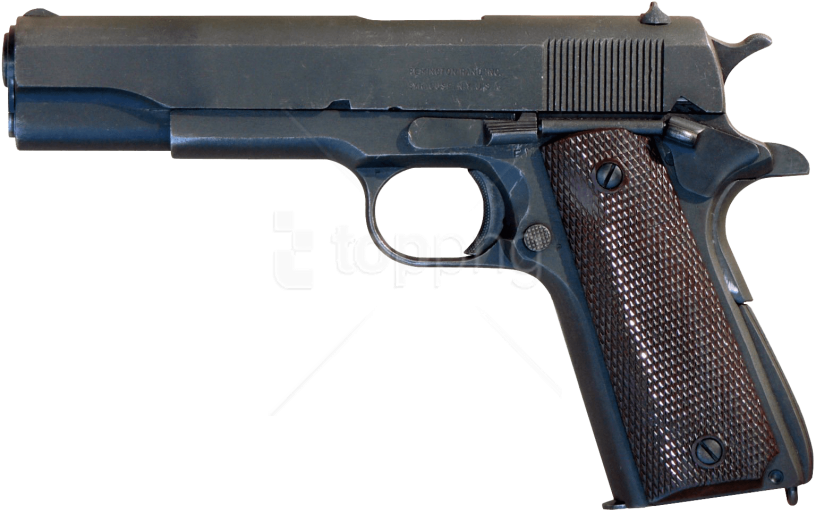 Free Png Gun Classic Type Png Images Transparent - Hand Gun (850x554), Png Download