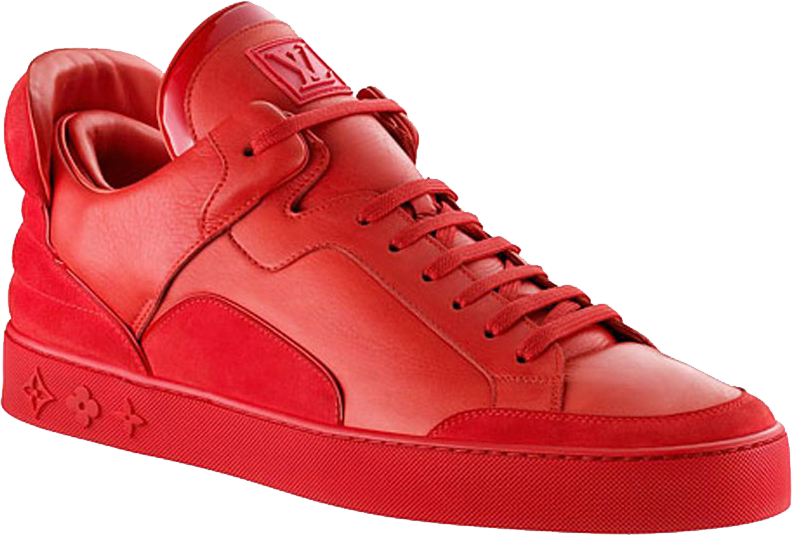 Red Louis Vuitton Shoe - Louis Vuitton Kanye West (793x536), Png Download