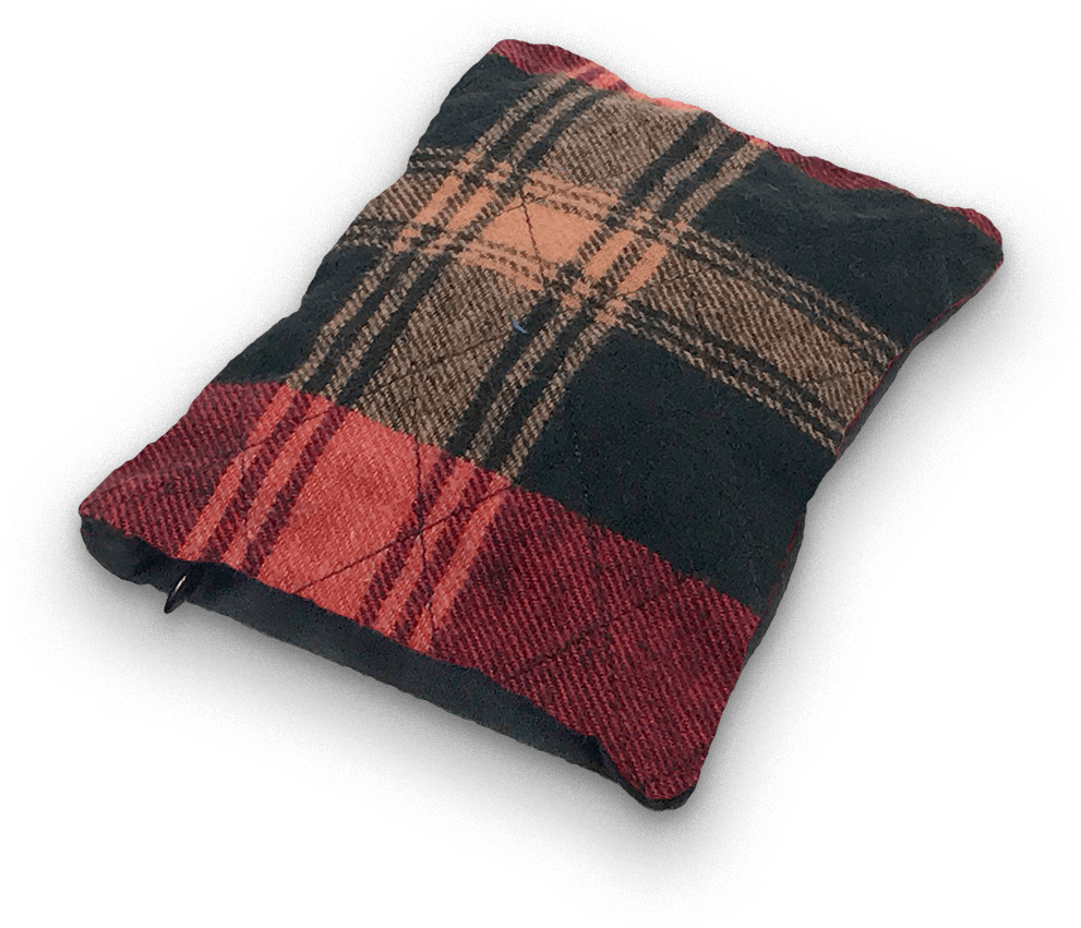Angled View Of Sack Sack Powder Applicator In Lumberjack - Woolen (1000x1000), Png Download