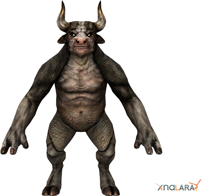 Minotaur For Xnalara - Minotaur Legendary (830x661), Png Download