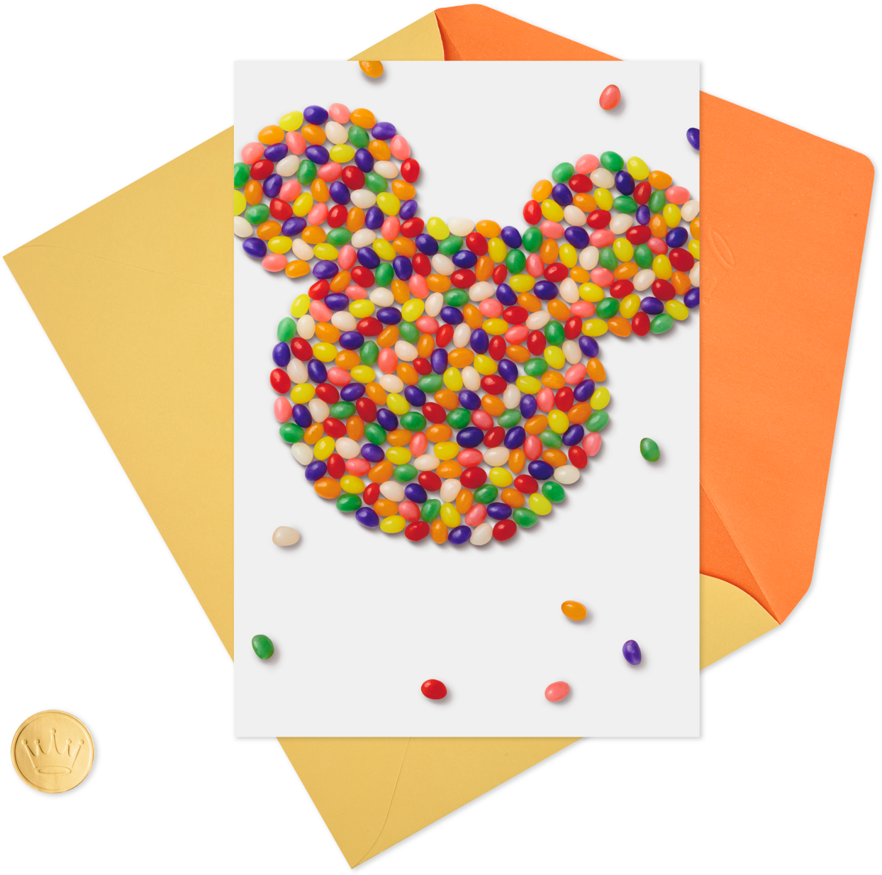 Mickey Mouse Jelly Bean Easter Card For Grandson - Craft (1470x1470), Png Download