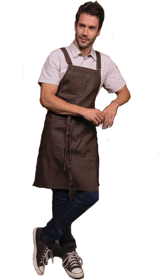 Web Design By Grange Web - Man In Apron Png (516x905), Png Download