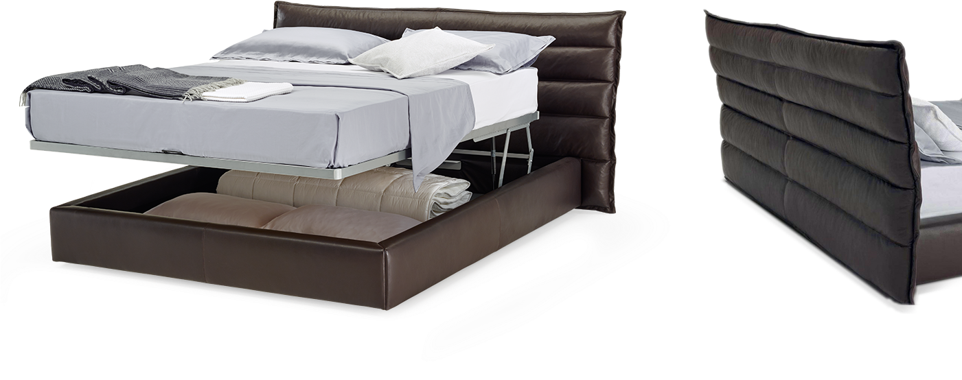 Materials And Versions - Bed Frame (1400x631), Png Download
