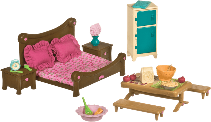 Master Bedroom - Li L Woodzeez Bedroom (900x660), Png Download