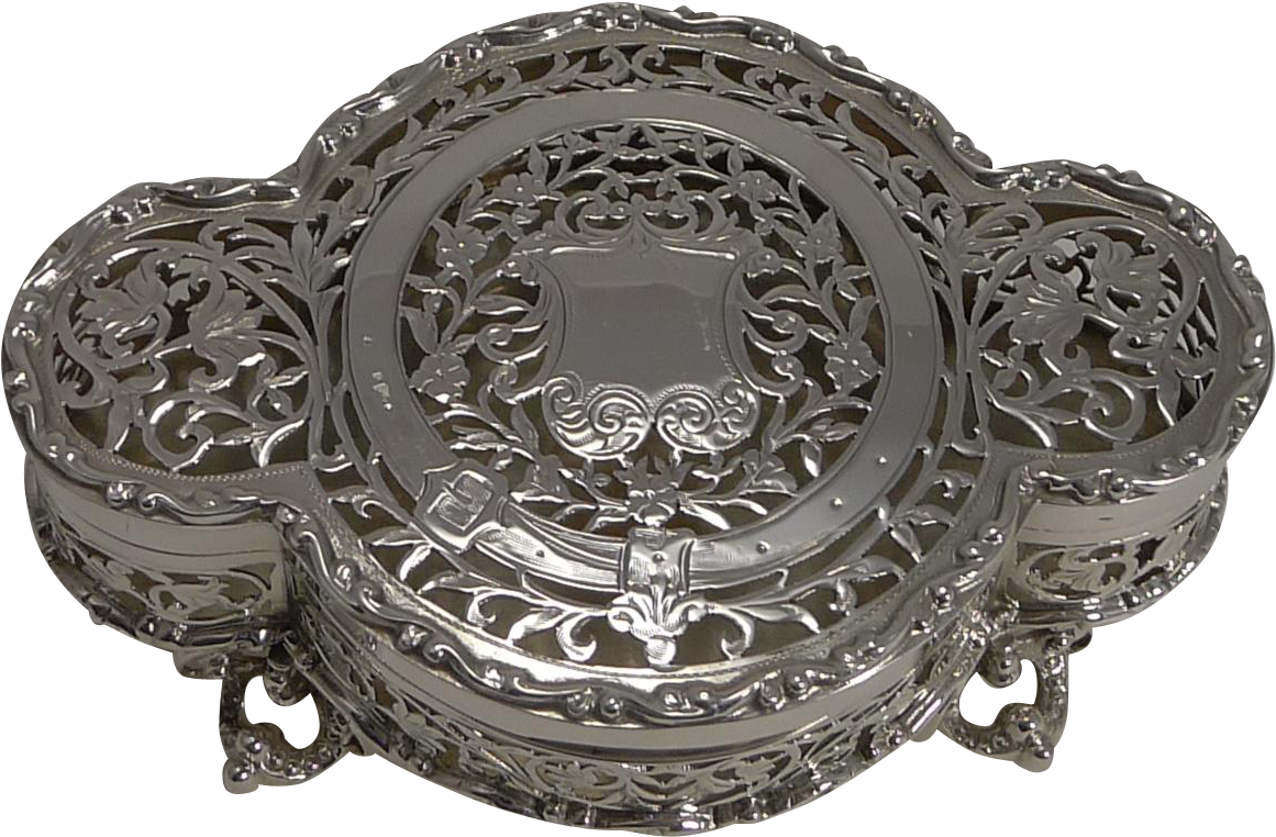Finest Quality Antique English Sterling Silver Pot (1160x1160), Png Download