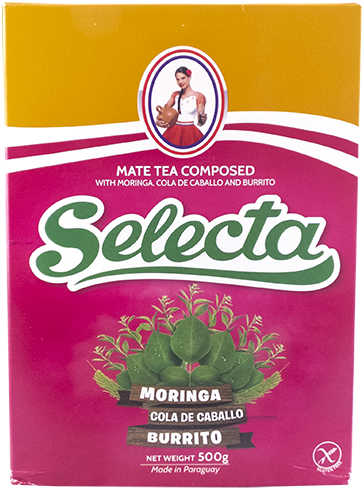 Selecta Compuesta Con Moringa, Cola De Caballo, Burito - Yerba Mate Selecta (600x600), Png Download