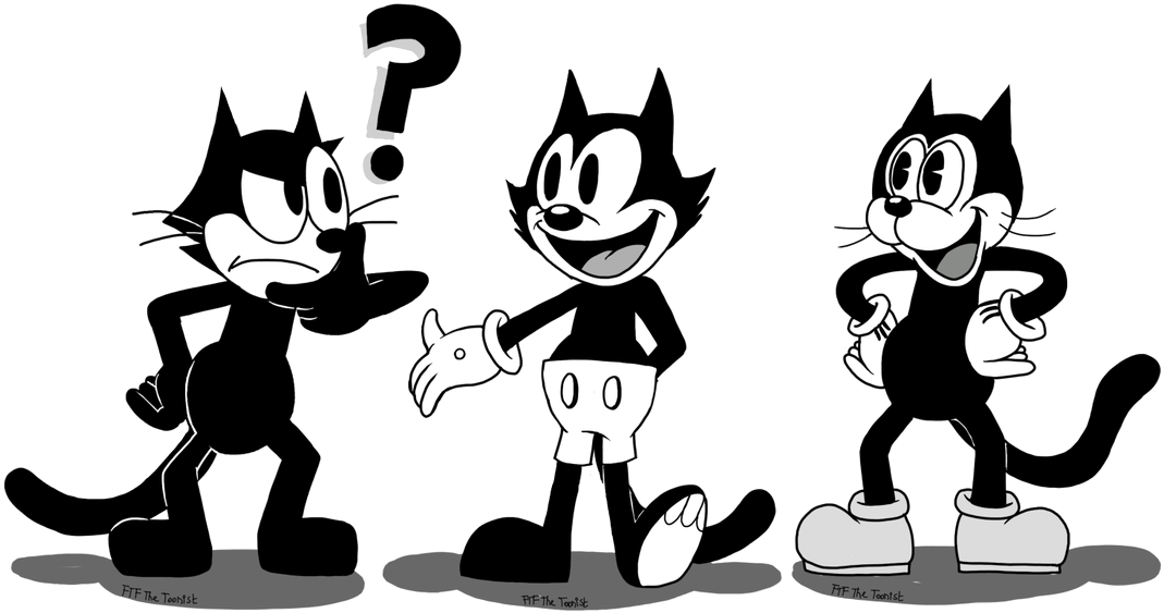 Imagine That One Of Two Styled Felix The Cat Has Designed - Cartoon (1200x714), Png Download