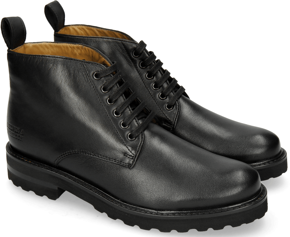 Ankle Boots Bonnie 2 Nappa Black Aspen Black - Work Boots (1024x1024), Png Download