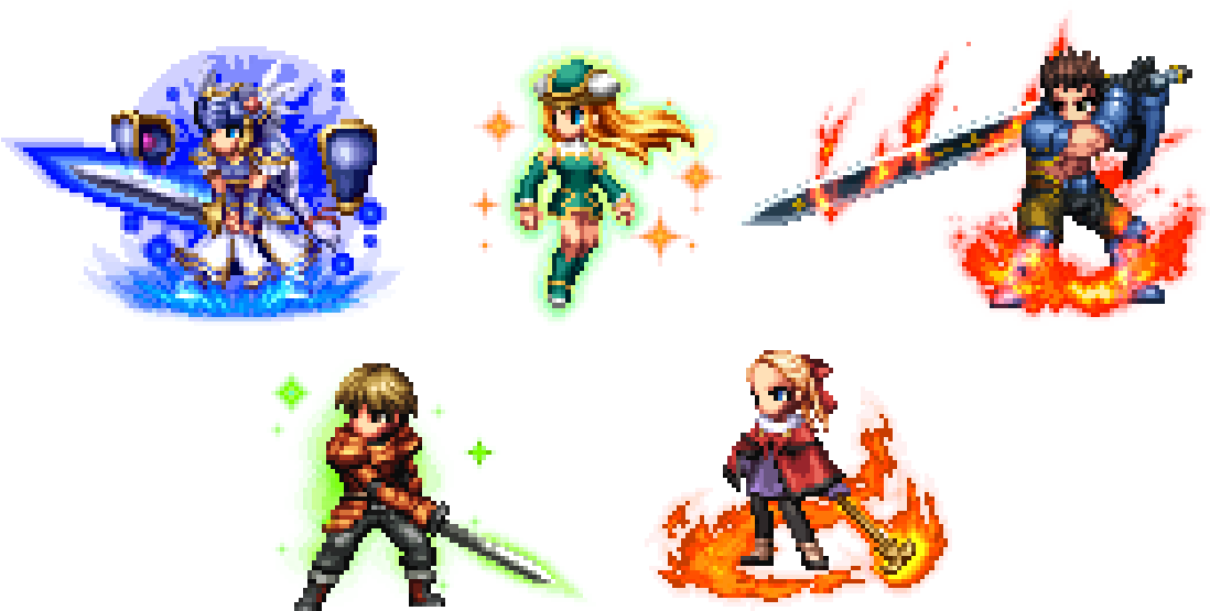Lenneth, Freya, Arngrim, Lucian, And Jelanda - Ffbe Valkyrie Profile Lenneth (1172x592), Png Download