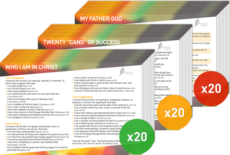 Freedom In Christ Course Postcard Pack - Online Advertising (800x538), Png Download
