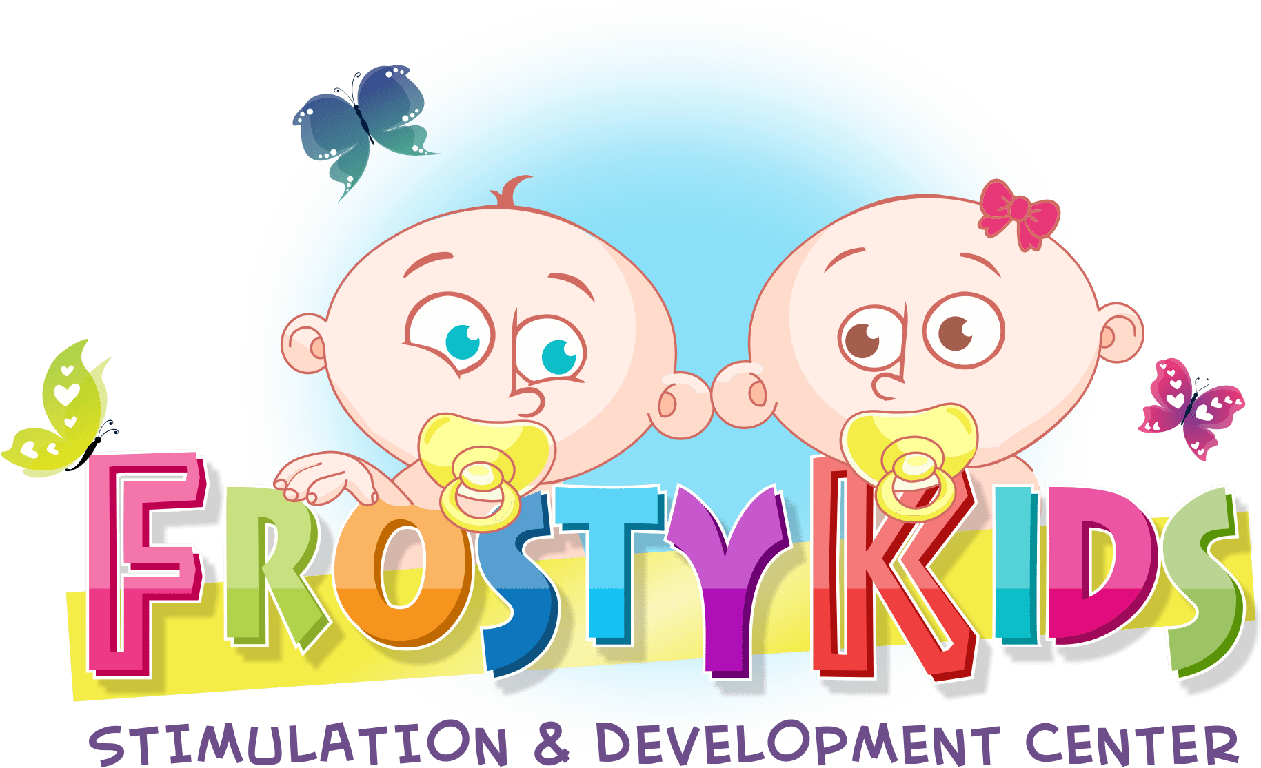 Frosty Kids - Cartoon (1830x1297), Png Download