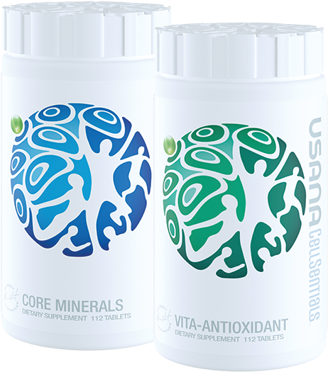 Usana's Triple-action Cellular Nutrition System - Usana Cellsentials (600x600), Png Download