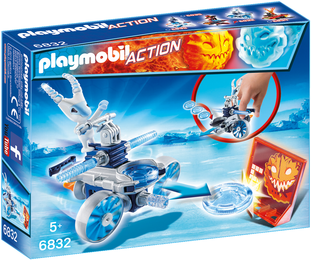 Frosty With Disc Shooter - Playmobil 6832 (1280x896), Png Download