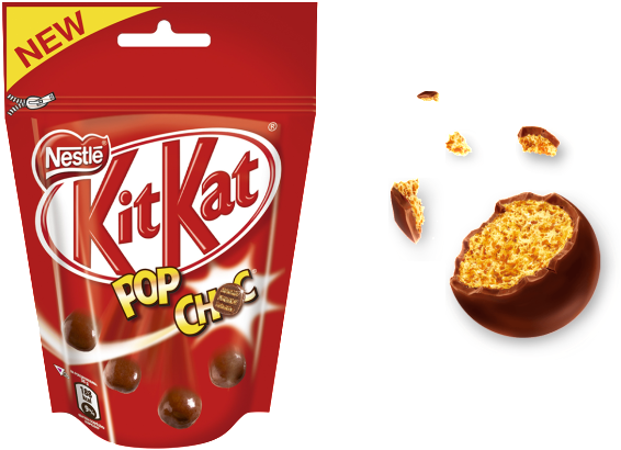 Kit Kat Pop Choc - Kit Kat (700x510), Png Download