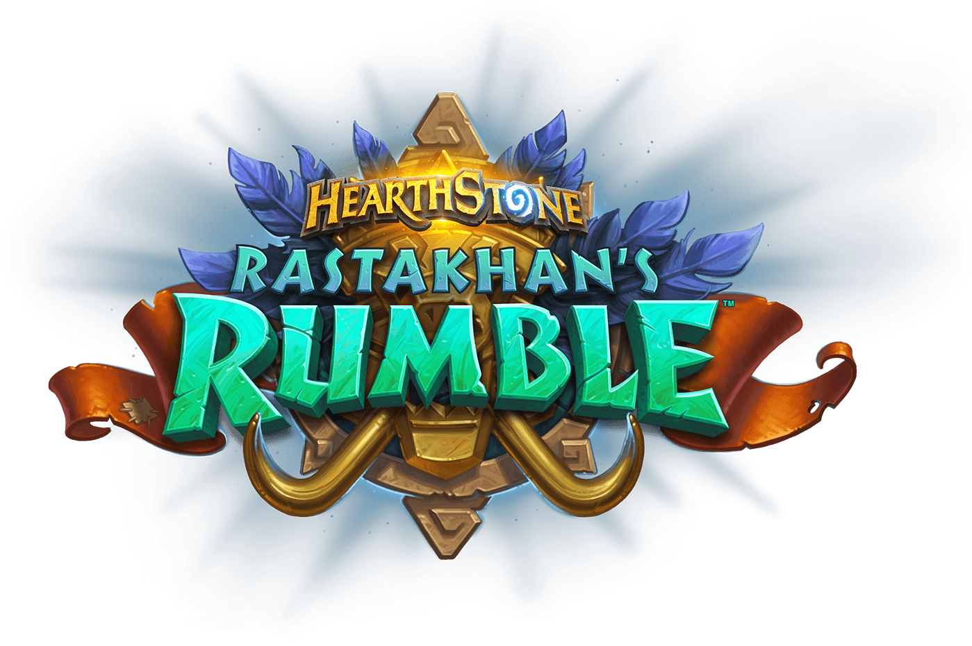 Rastakhan's Rumble Official Twitch Card Reveal Livestream - Hearthstone Rastakhan's Rumble Logo (1399x931), Png Download