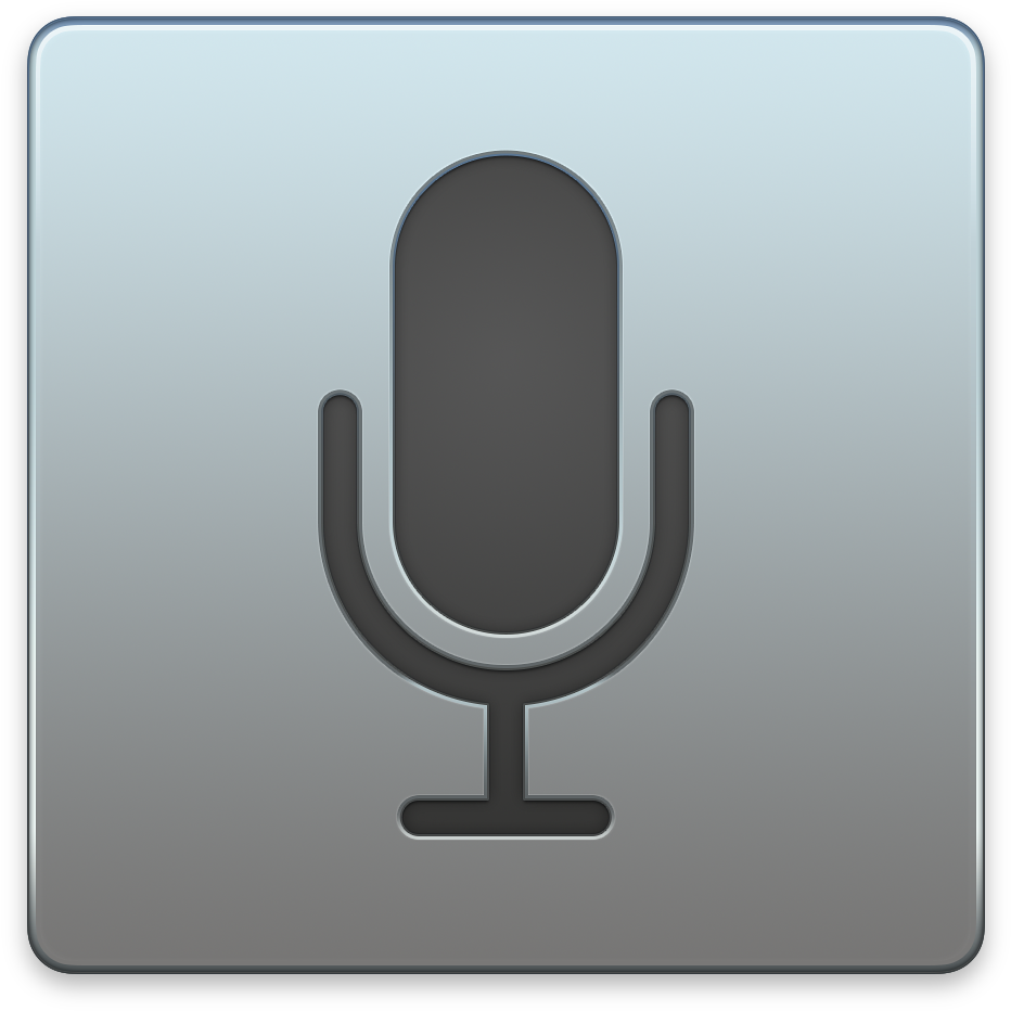 Microphone Symbol On Ipad (1024x1024), Png Download