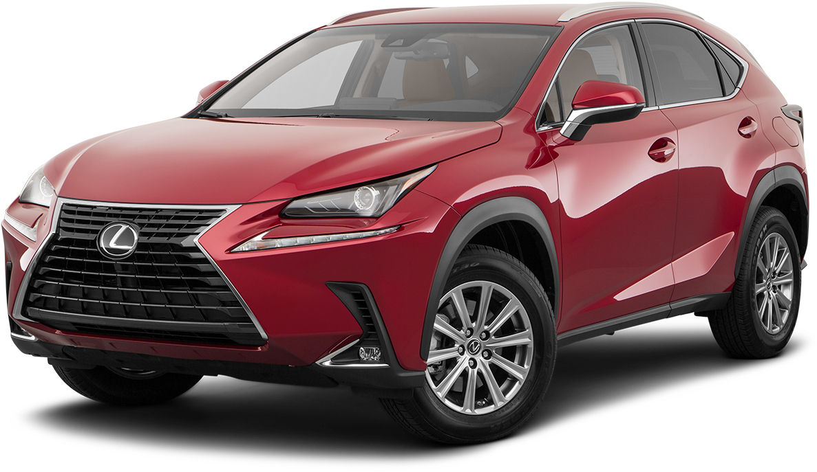 2019 Lexus Nx - Lexus Red Suv (1280x902), Png Download