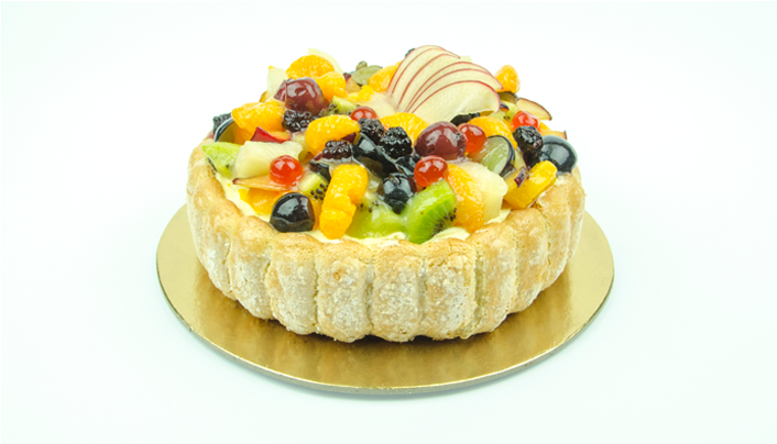 Fruit Flan Small - Fruit Cake (1024x577), Png Download