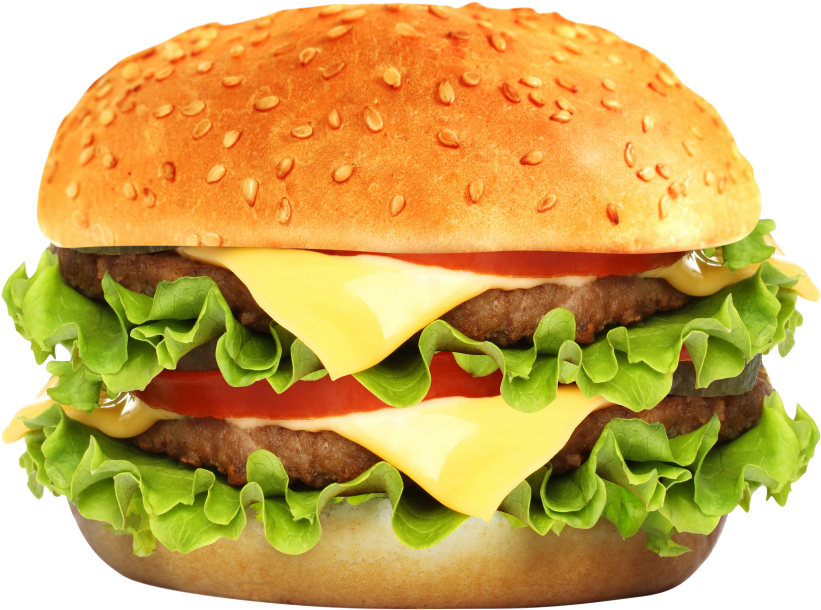 Cheese Burger - Hamburger Cheese Png (866x650), Png Download