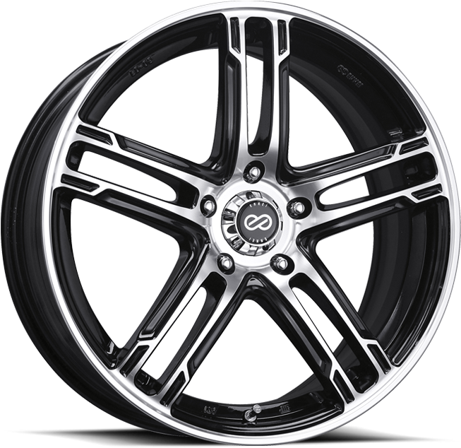 Enkei Wheels - Enkei Fd 05 Black Machined (700x700), Png Download