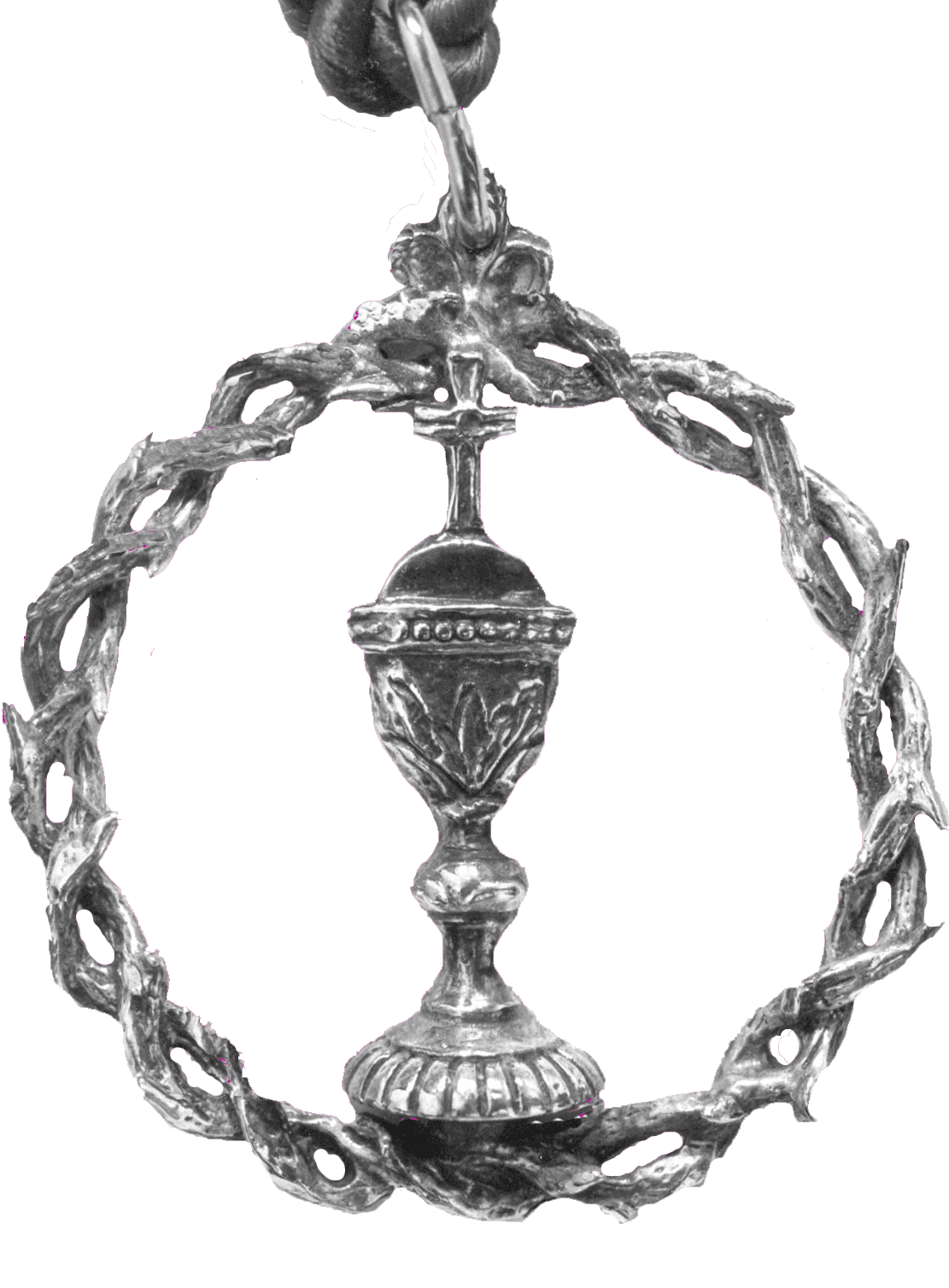 La Medalla Tiene Forma Circular, Es Calada Y Está Fabricada - Cross (1111x1508), Png Download