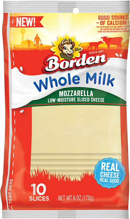 Whole Milk Mozzarella Slices - General Supply (430x720), Png Download