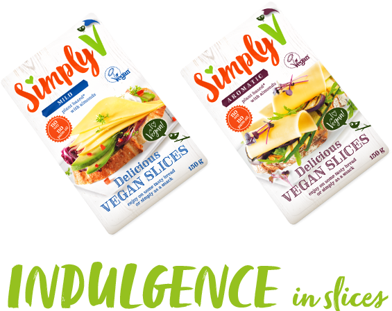 Simply V Vegan Slices Range Mobile - Convenience Food (1045x596), Png Download
