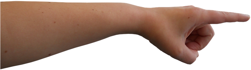 Manos Png Transparente - Pointer Du Doigt Png (960x720), Png Download