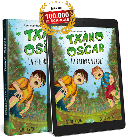 ¿quieres Descargar Gratis Nuestro Primer Libro - Piedra Verde Txano Y Oscar (527x600), Png Download