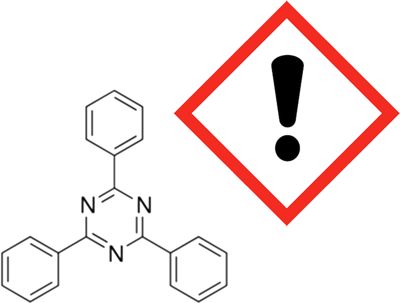 Sigma2,4,6 Triphenyl 1,3,5 - Harmful And Irritant Symbol (850x850), Png Download