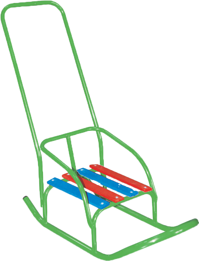 Sled Png - Санки С Толкателем (713x959), Png Download