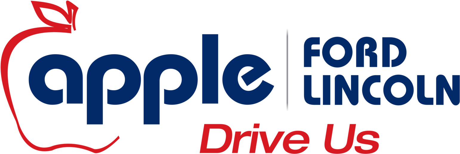 Apple Ford Lincoln - Apple Ford Logo (1600x602), Png Download