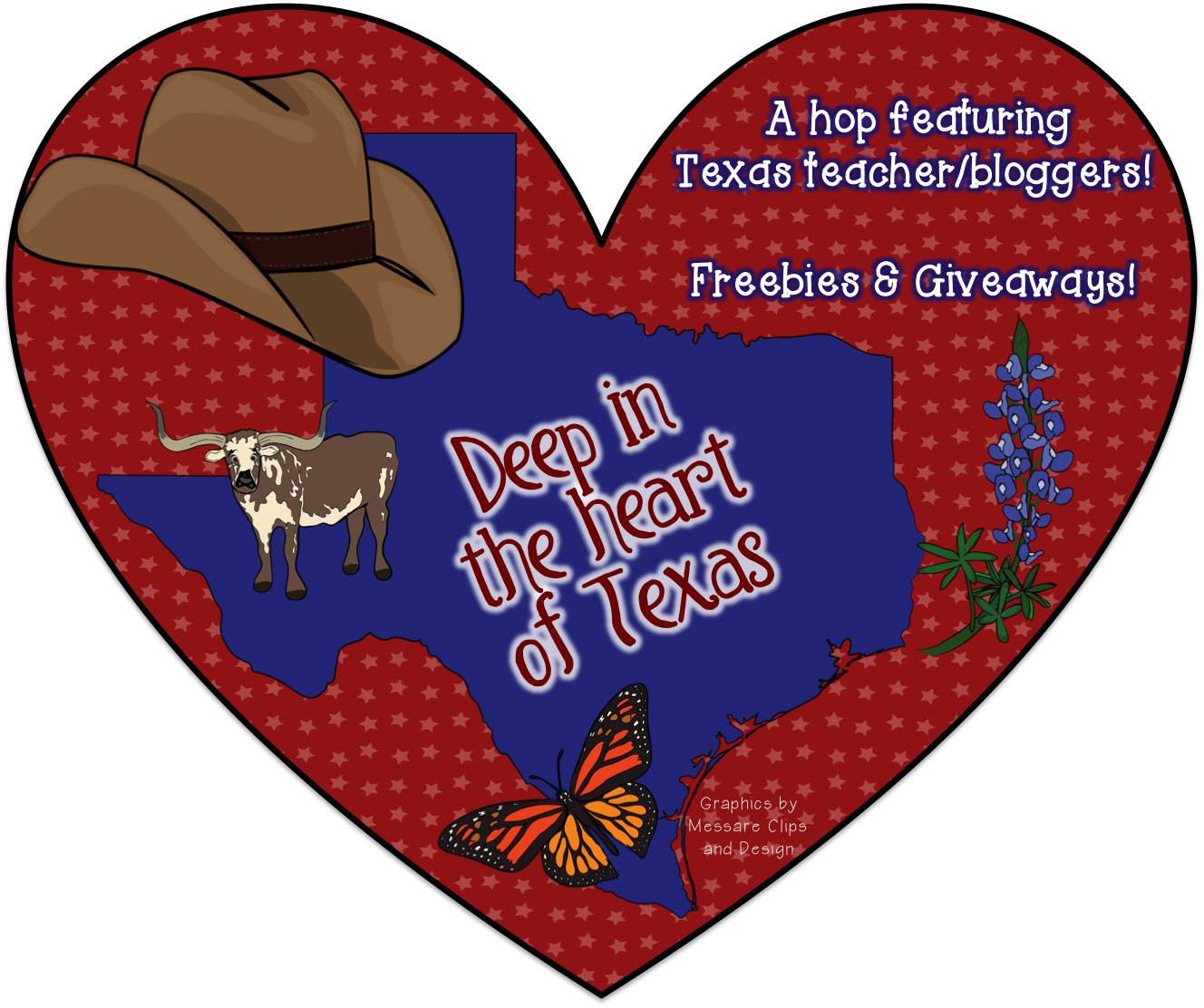 Deep In The Heart Of Texas Blog Hop - Deep In The Heart Of Texas (1328x1112), Png Download