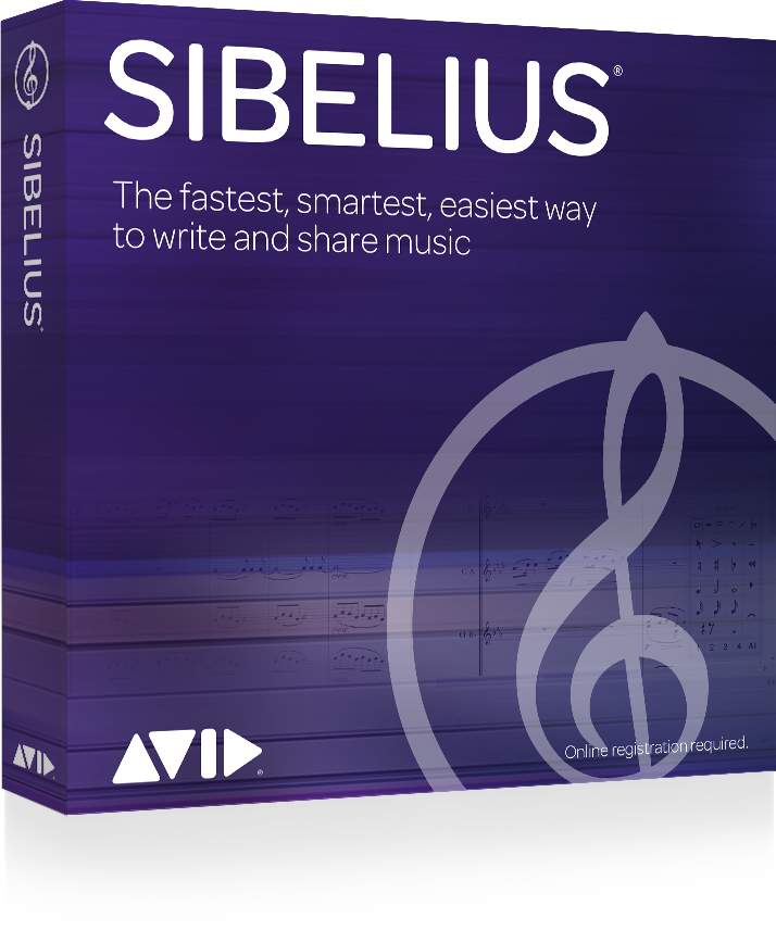 Avid Sibelius Score Editing - Avid (714x868), Png Download