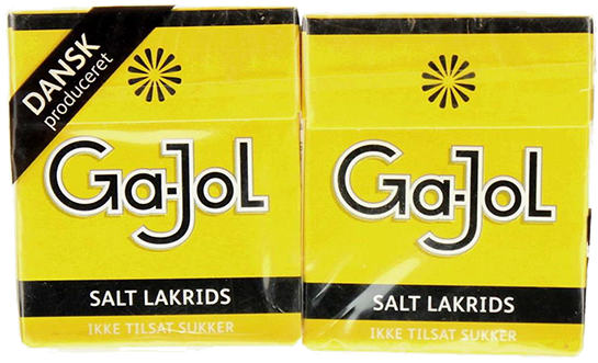Ga Jol Salt Lakrids Salty Liquorice Sugarfree Pastilles - Paper Product (700x700), Png Download