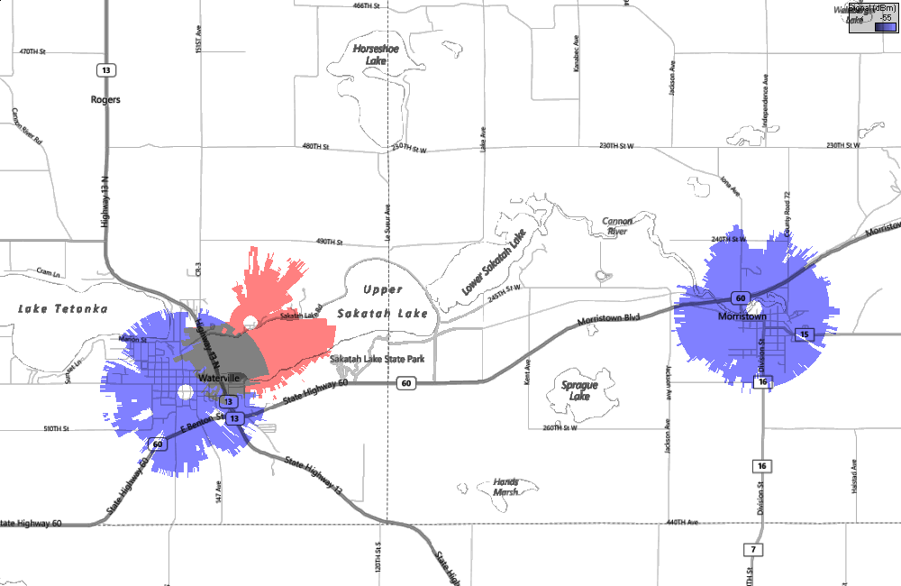 Coverage - Map (1000x650), Png Download
