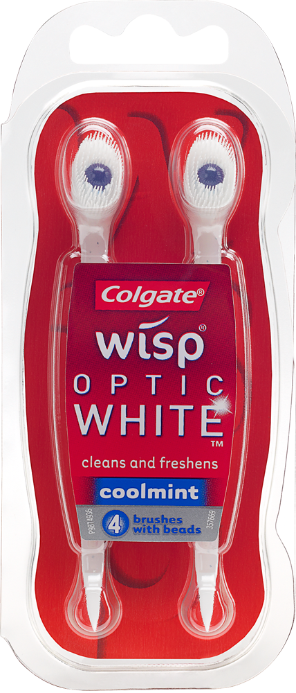 Wisp, Disposable Toothbrush To Whiten Teeth - Mini Prepasted Toothbrush (428x1000), Png Download