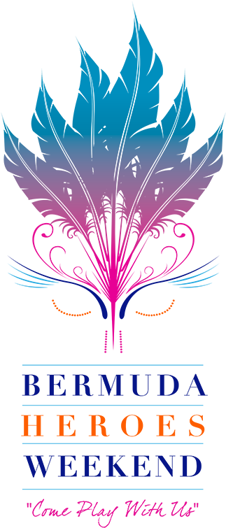 Bermuda Heroes Weekend Logo Sm-1 - Bermuda Heroes Weekend Logo (450x804), Png Download